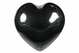 1.4" Polished Hematite Hearts - Photo 2